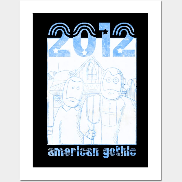 American Gothic 2012 - Vintage Wall Art by PaulWebster